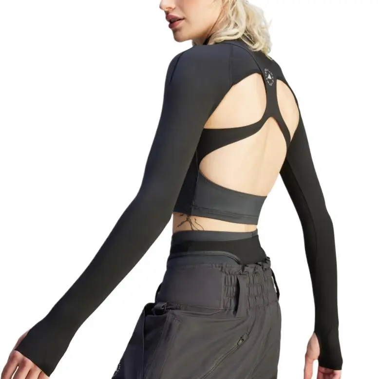 Adidas Free Shipping With AdiClub Adidas By Stella McCartney Mock Neck Sleeves-2