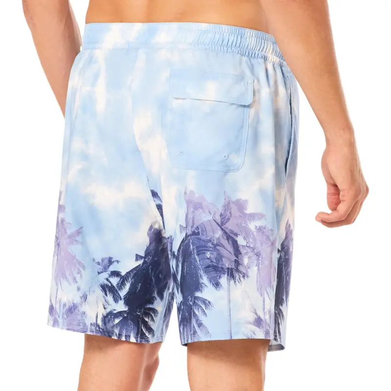 Oakley CanaryPalmsRc18 Beach Shorts Men's Palm Cloud Light Blue-5