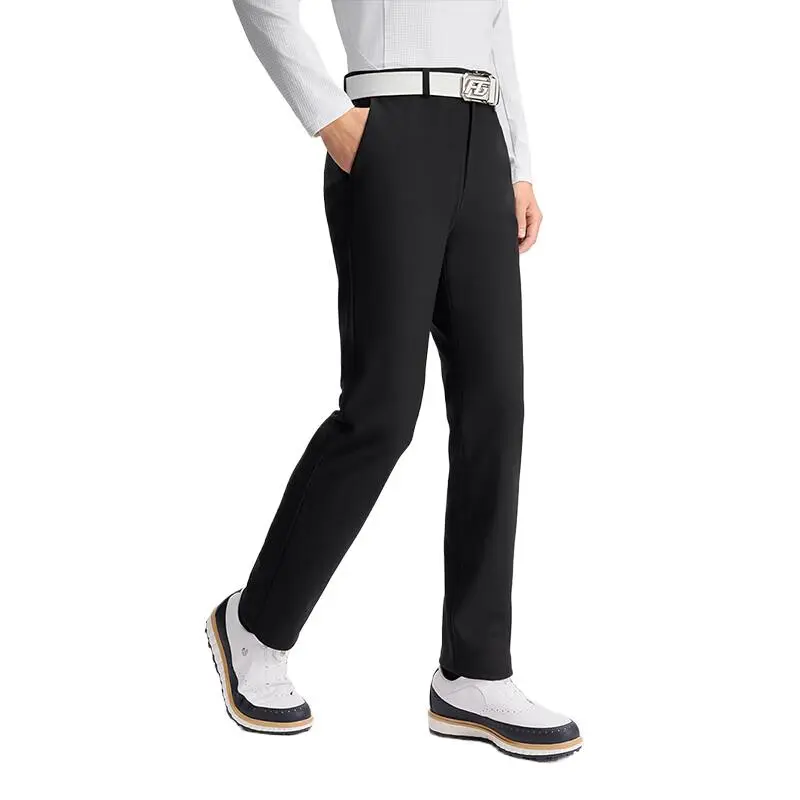FILA Golf Collection Knitted Sports Pants Men's Pitch Black-5
