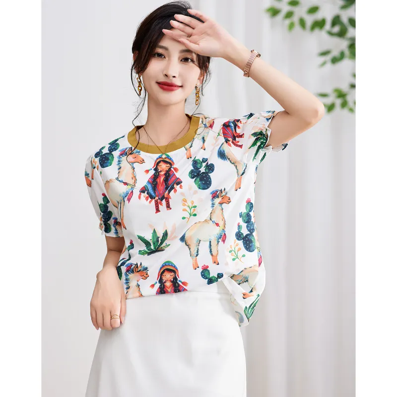 Love Elaine Shirt Women's White-0