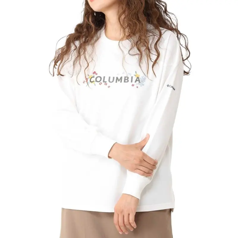 Columbia T Shirt Women's Sea Salt Color-2