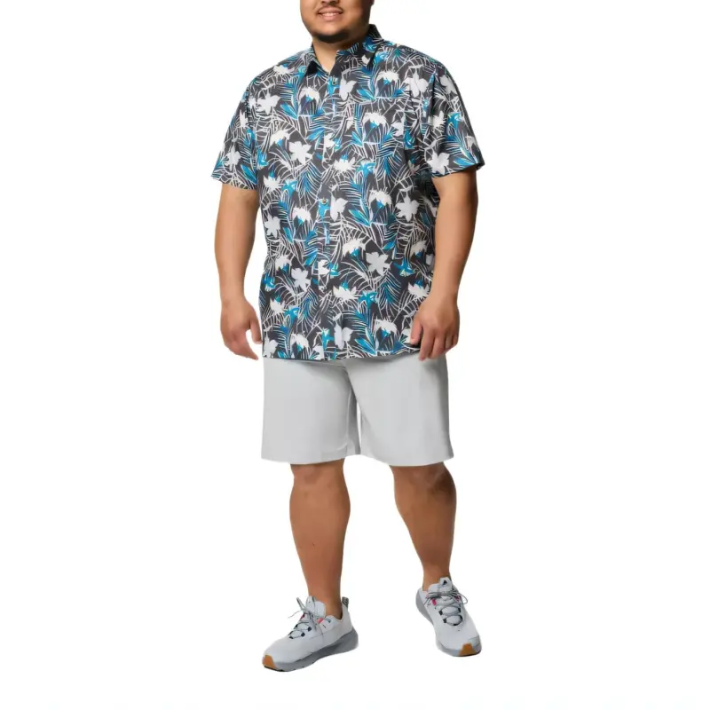 Columbia PFG Super Slack Tide Shirt Men's Gray-3