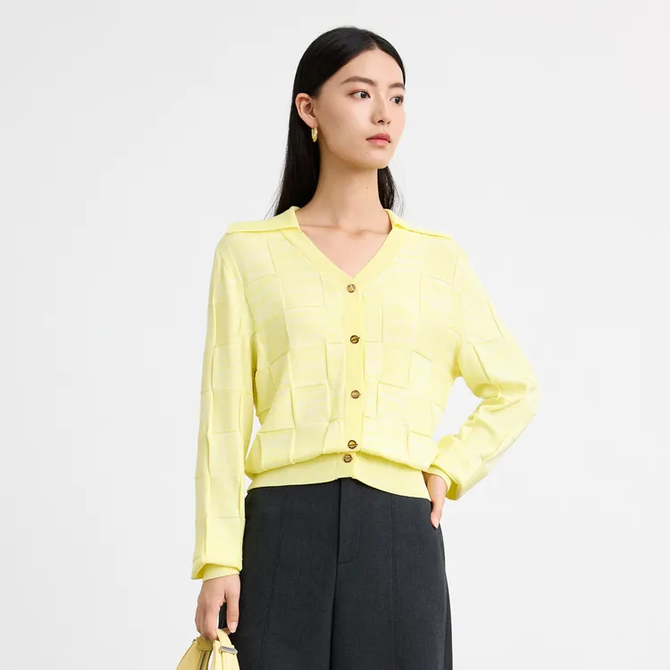 SHUIYUNJIAN Knitwear Women's Champagne Yellow-2