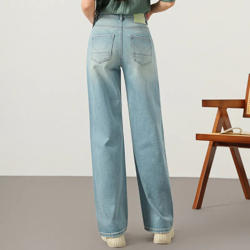 YUNGE Jeans Women's Blue-3