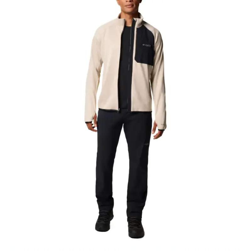 Columbia Triple Canyon Grid Fleece Jacket Men's Dark Stone-3