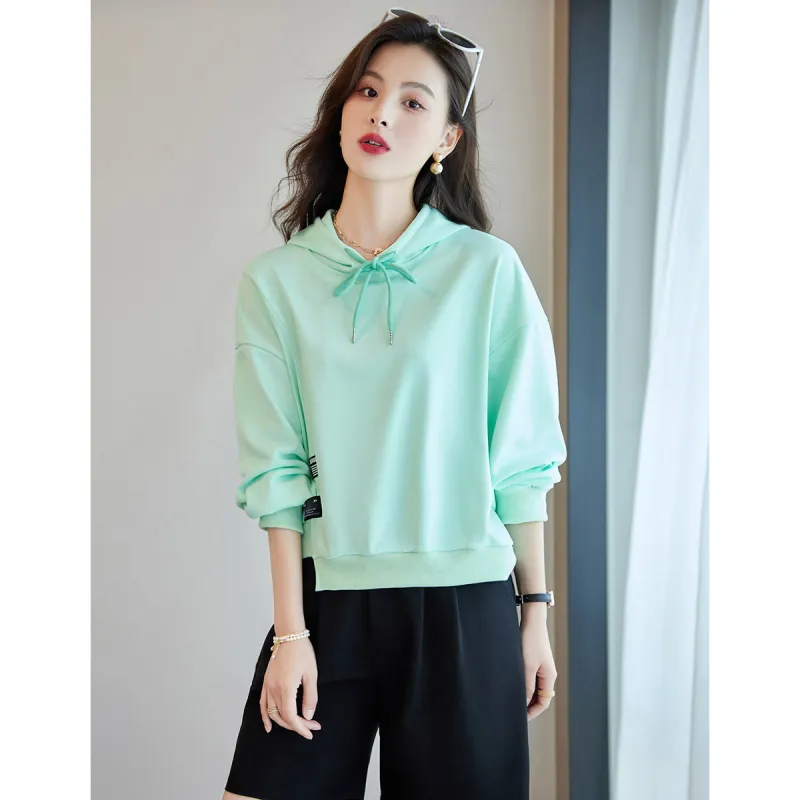 Like The Age Of Water Sweatshirt Women's Neon Green-3