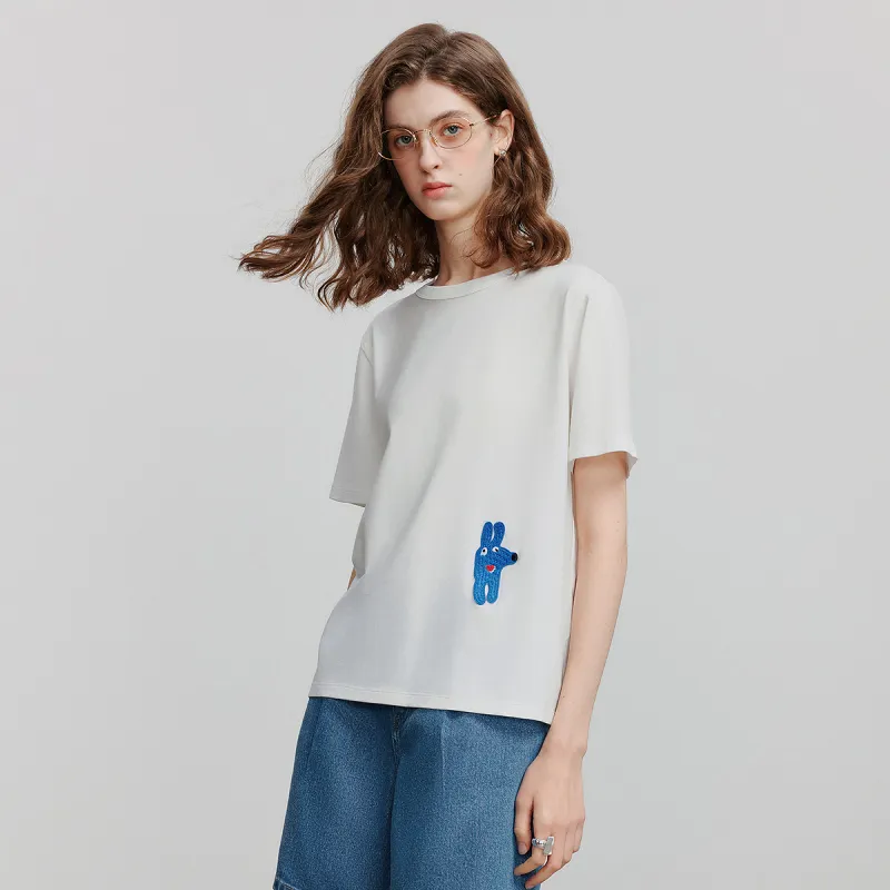 Initial Language T Shirt Women's-2