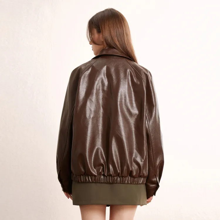 LEDIN Leather Jackets Women's-2