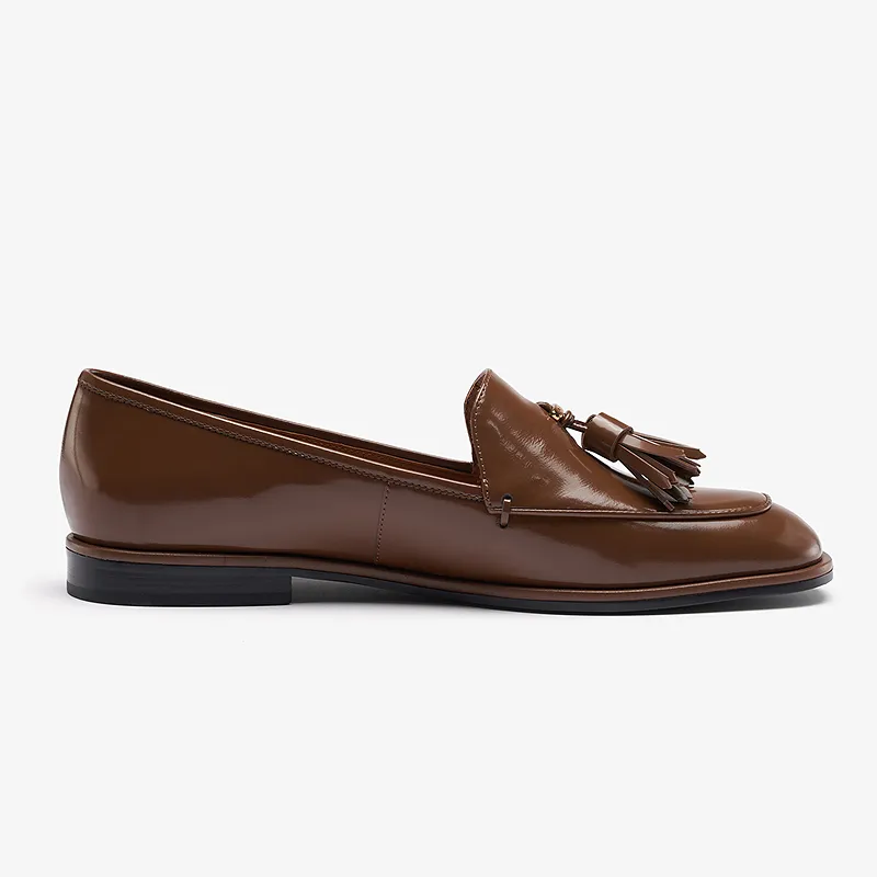 LE SAUNDA Loafers Women's Brown/Black-3