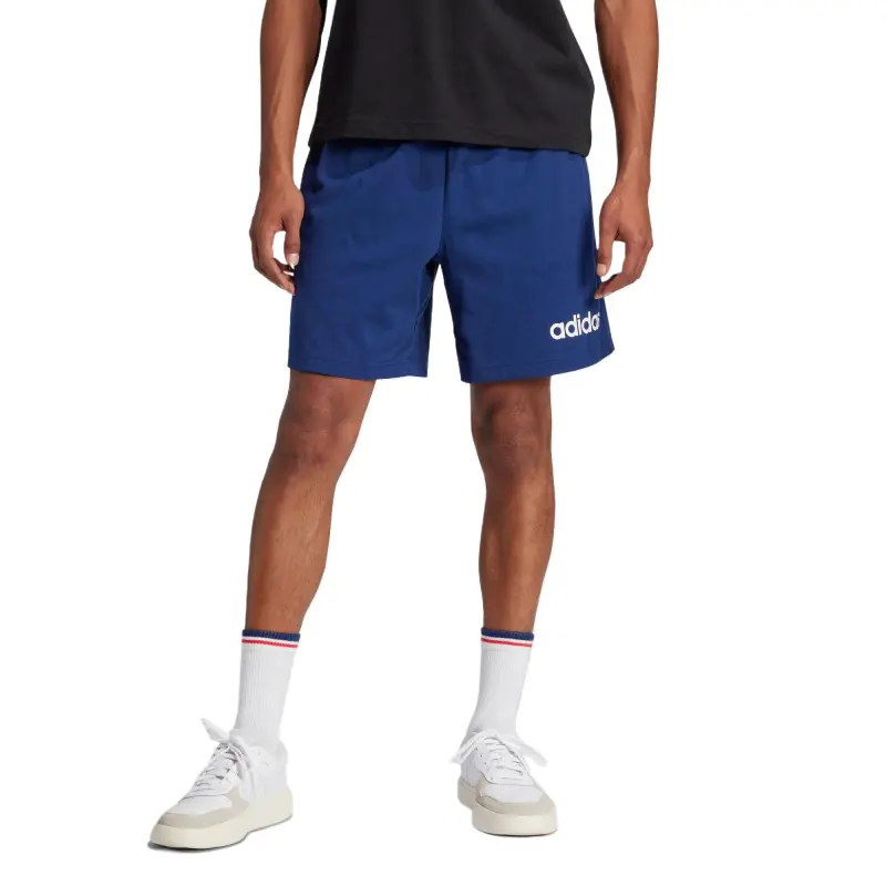 Adidas ESSENTIALS LINEAR SHORTS Casual Shorts Men's Dark Blue/White-2