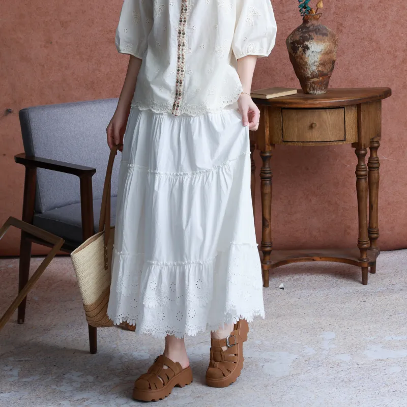 SETIROM Casual Long Skirt Women's-4