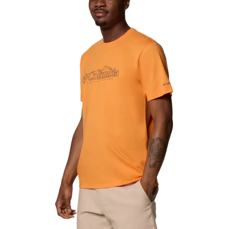 Columbia CSC T Shirts Men Orange-2