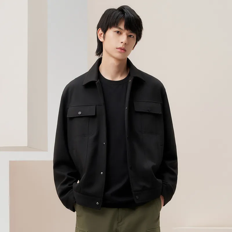 Gxg Jeans Jackets Coats Men's Black-2