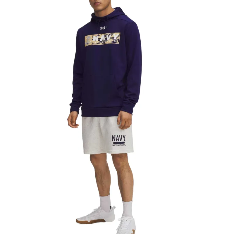 Under Armour Rival FleeceCollegiate Casual Shorts Men's Gray-3