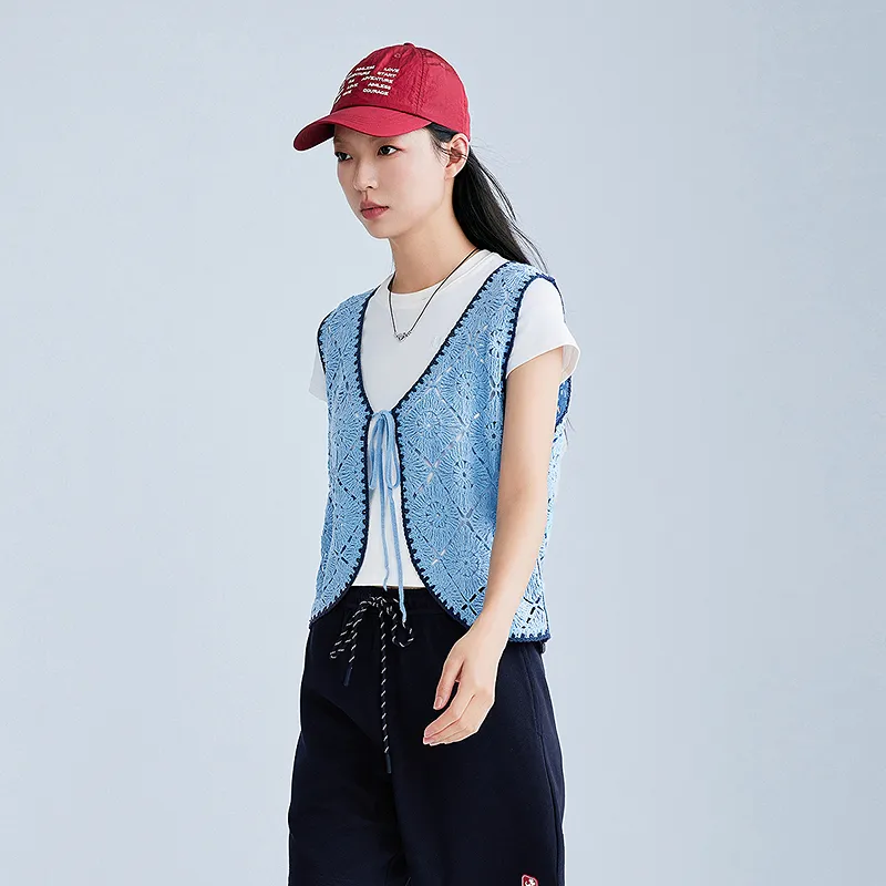 LEDIN Knitwear Women's Light Denim Blue-4
