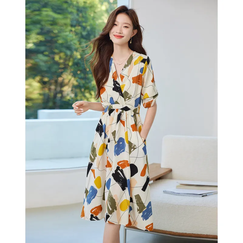 Love Elaine Long Sleeved Dress Women's Multicolor-4