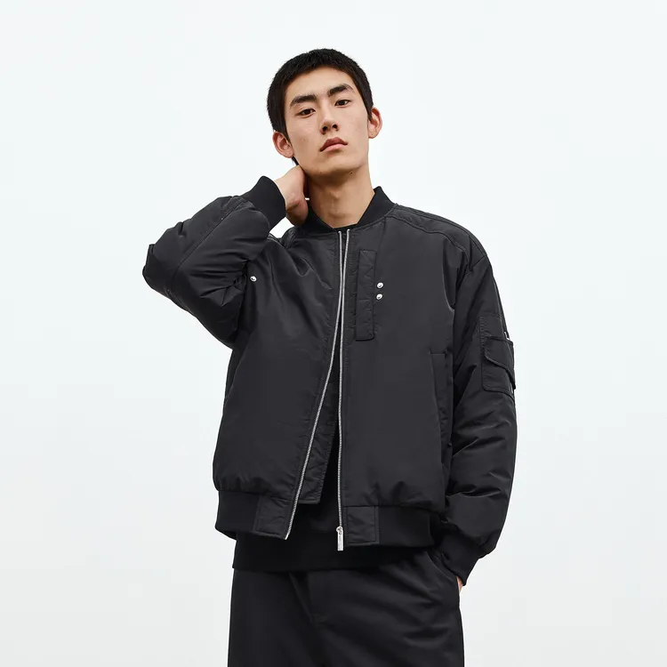 PEACEBIRD MEN Jacket Unisex Black-2