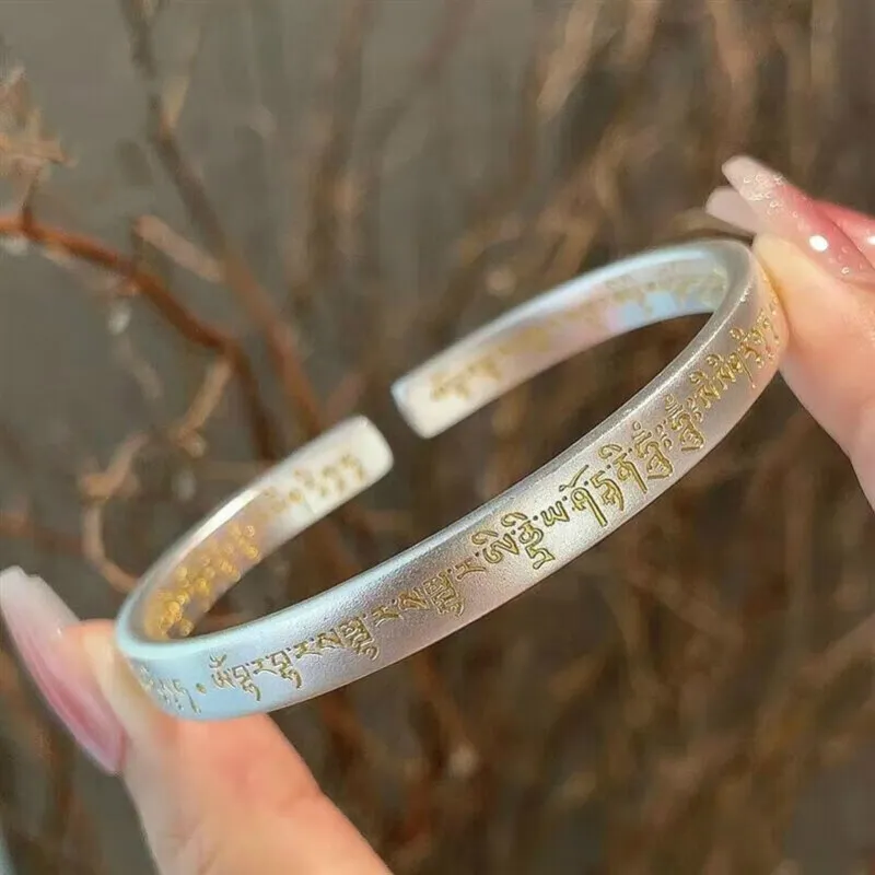 FUYUFU Pure Silver 999.9 Bangles Unisex-1