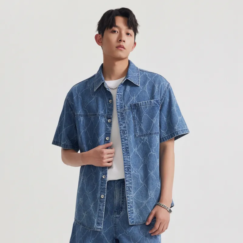 Cabbeen Shirt Men's Cerulean 47-2