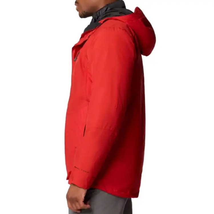 Columbia Omni-Heat Snow Glide Interchange Omni-Tech Thermarator Jackets Coats Men's Sail Red-2