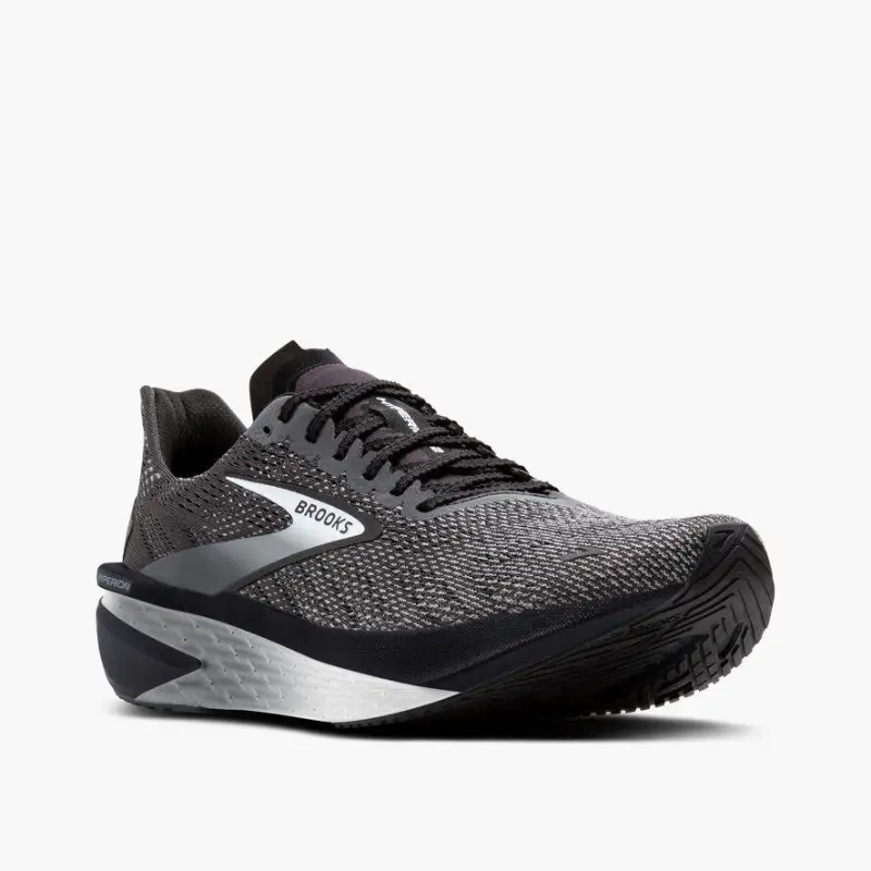 Brooks Hyperion 2 Low Top Running Shoes Men's Black Silver-2
