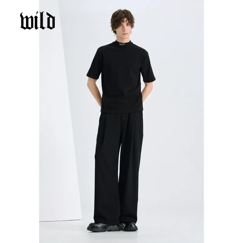 WILD LEADER T Shirts Unisex Black[TW5118190EH]-4
