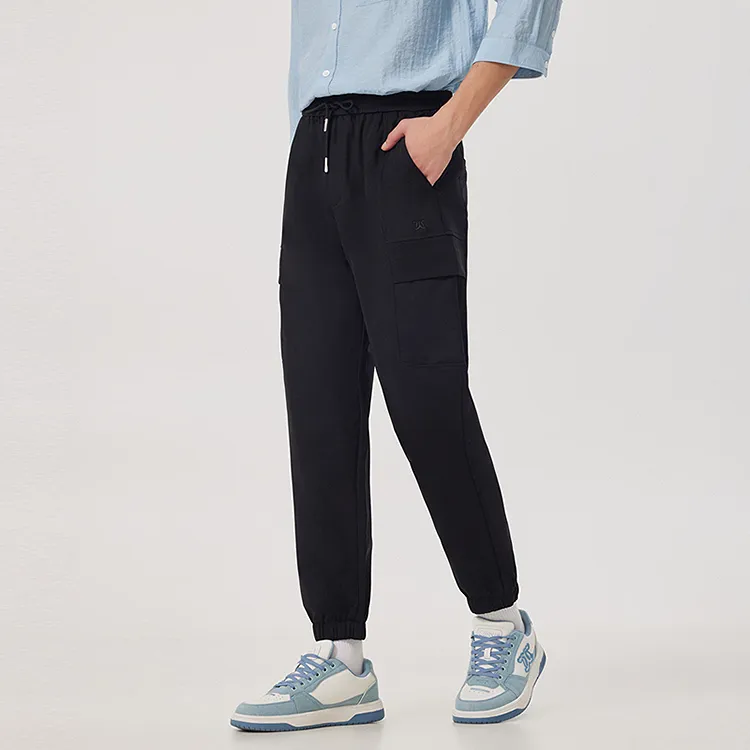 Cabbeen Knitted Sports Pants Men's-4