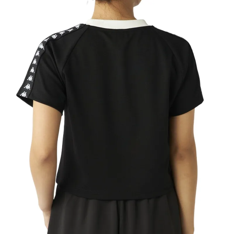 Kappa Regular T Shirt Women's Black-2
