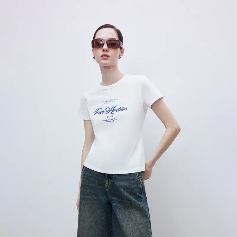 ONLY T Shirts Women's A43 Cream White-2