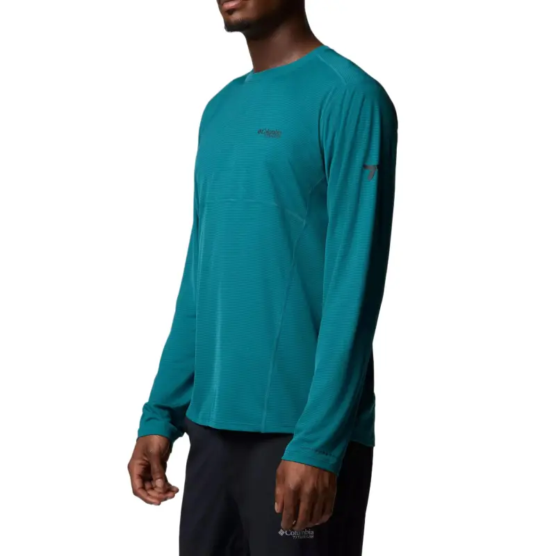 Columbia Cirque River Pro Omni-Shade Omni-Freeze Omni-Wick Shirt Men's Blue-2