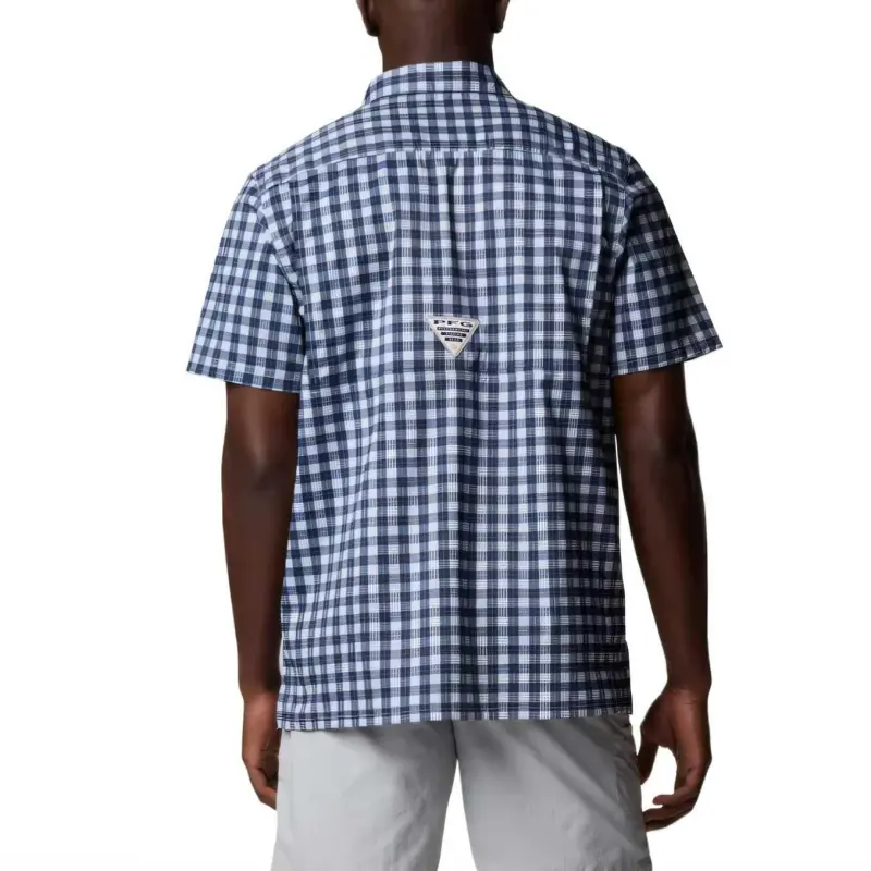 Columbia PFG Super Slack Tide Shirt Men's Blue-1