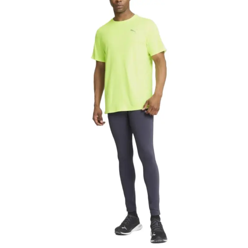 PUMA RUN FAVORITE VELOCITY T Shirt Men's Lime Green-2