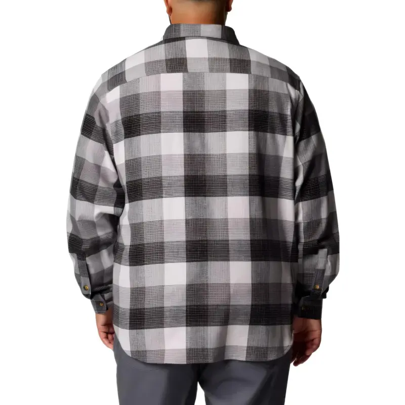 Columbia Cornell Woods Flannel Long Sleeve Shirt Men's City Gray-1