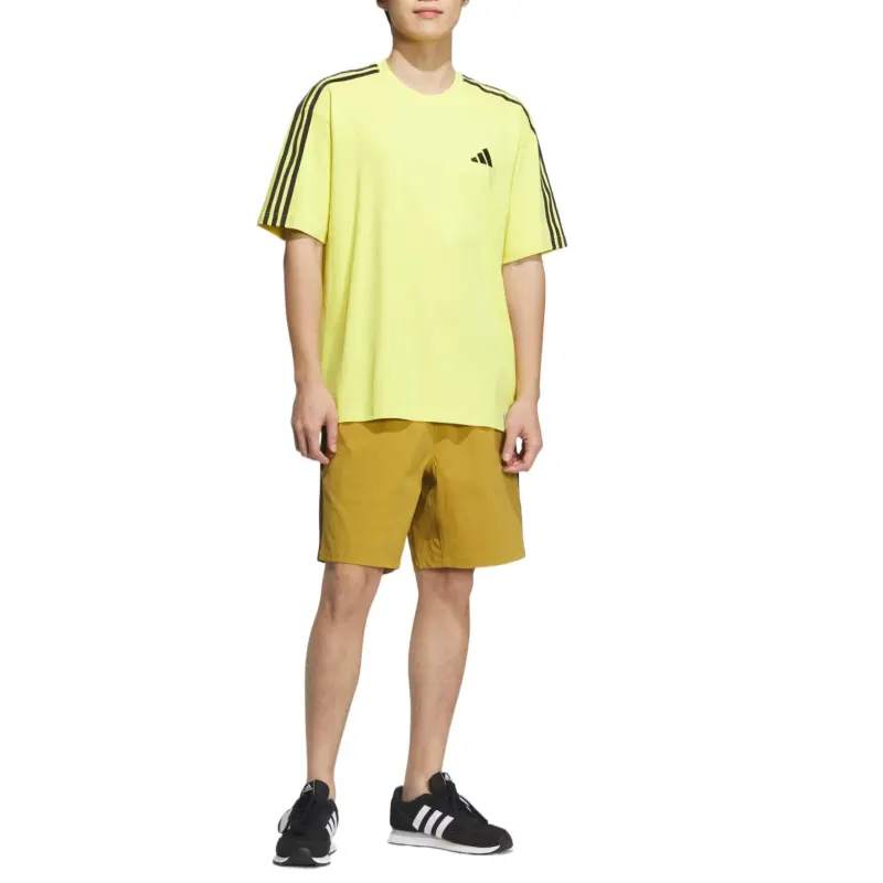 Adidas ESSENTIALS Plus T Shirt Men's Pure Sulfur Yellow-3