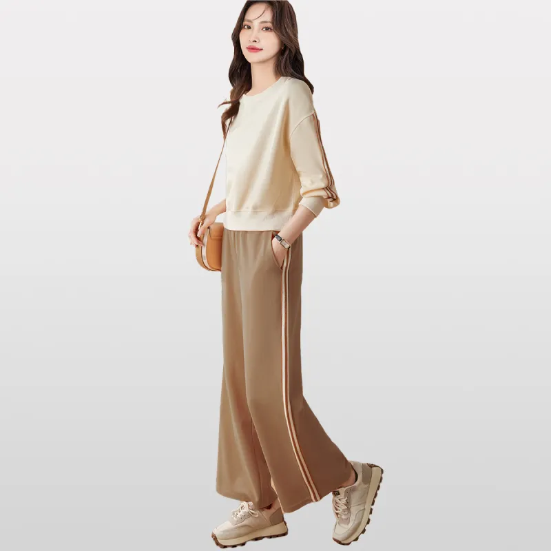 Love Elaine Casual Suit Women's Apricot-2