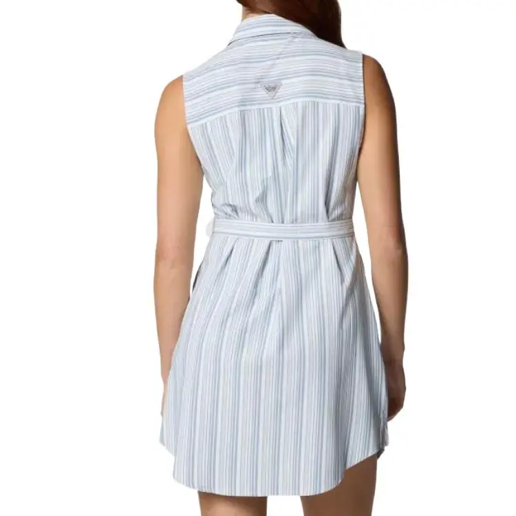 Columbia PFG Sun Drifter Sleeveless Dress Women's Carbon Stripes-1