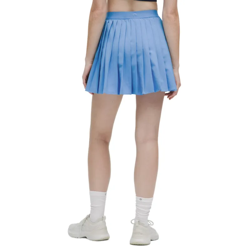 Lululemon High RisePleated Tennis Skirt Long Tennis Bottom Women's Blue-1