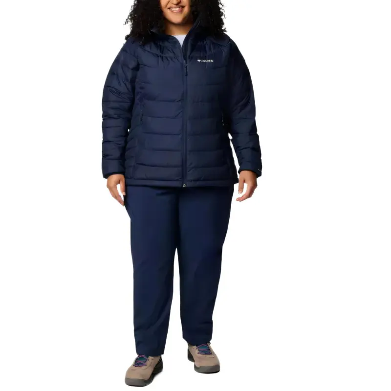 Columbia Powder Lite 2Omni-Heat Omni-Shield Thermarator Jackets Coats Women's Marine Blue-4