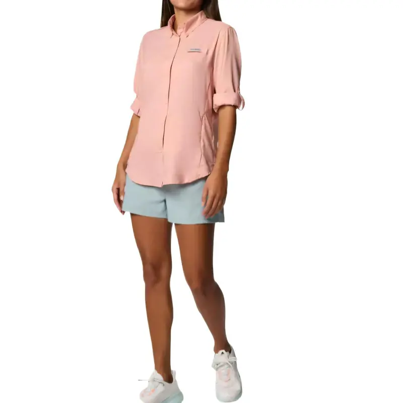 Columbia PFG Tamiami Shirt Women's Pink-4