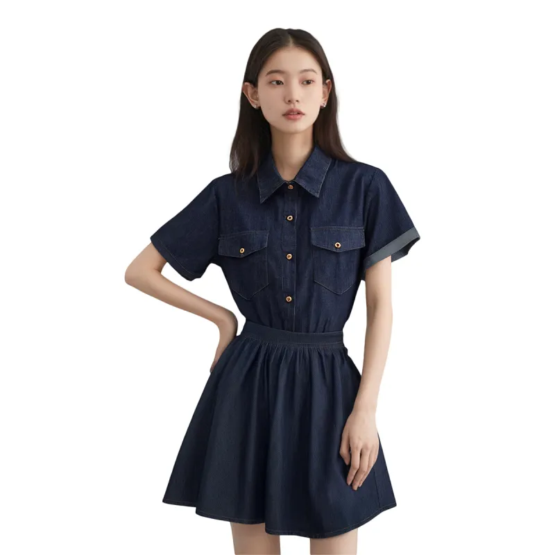 COMMA GIRL Casual Suit Women's Blue-4
