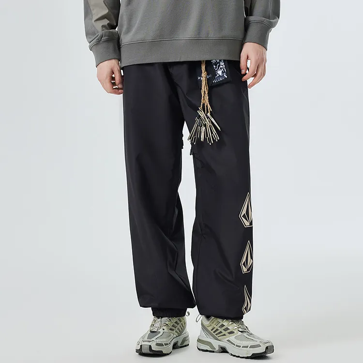 VOLCOM Casual Pants Unisex Black-3