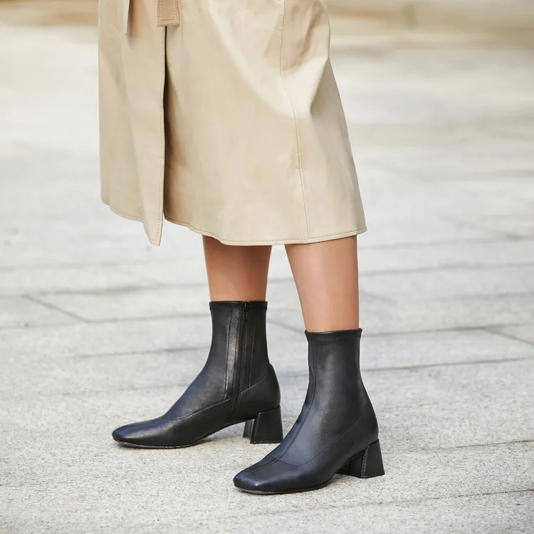 Clarks Nia Series Ankle Boots Women's Black-5