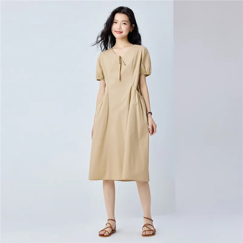 UNIQLO Short Sleeved Dresses Women's-11