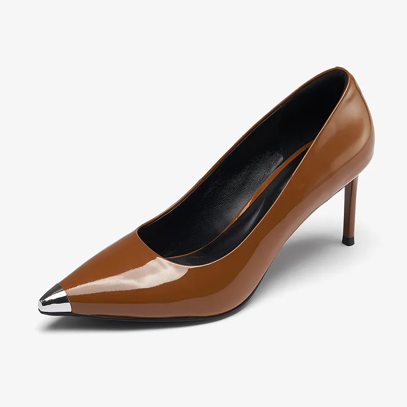 Le Saunda Slim Heel High Heels Women's-2