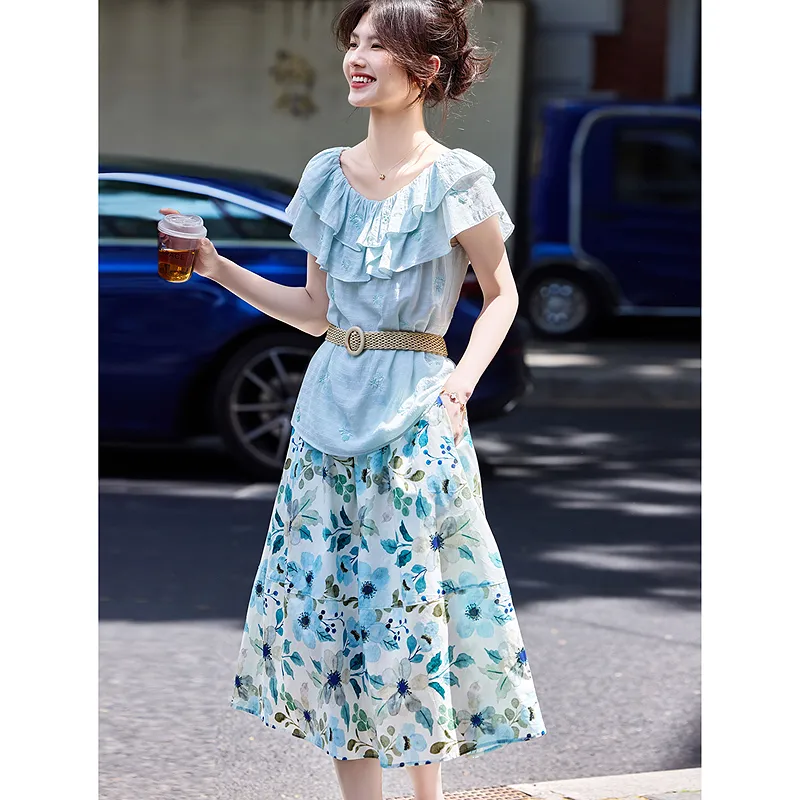 A Paradise For Awakening Skirt Set Women's-2