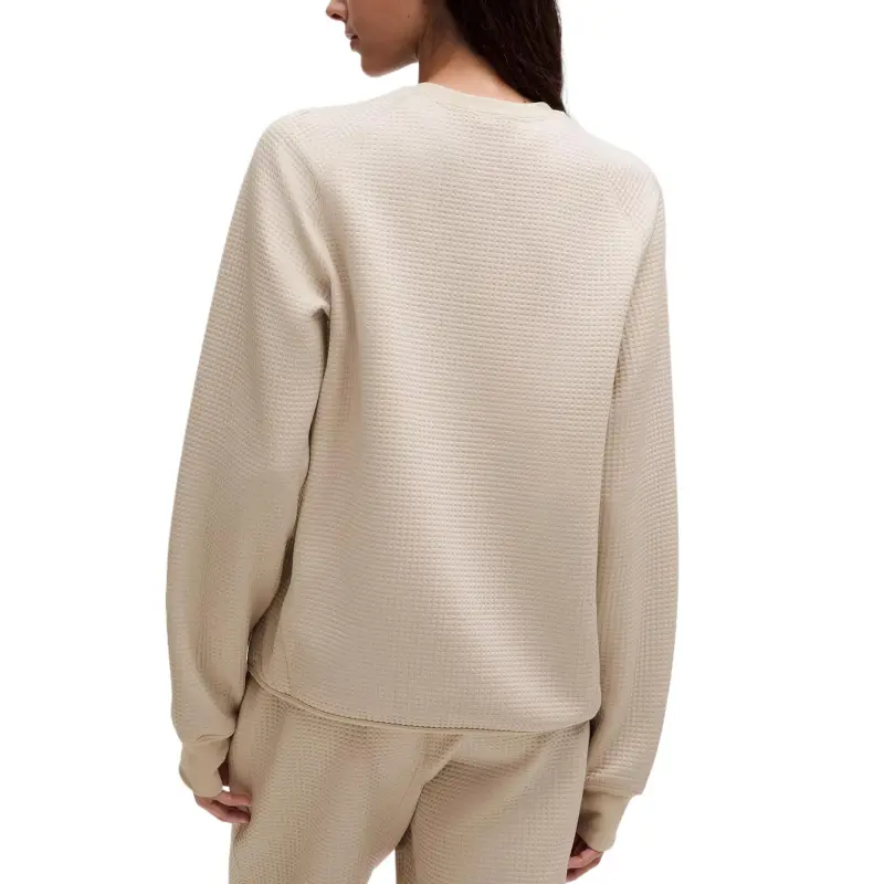 Lululemon CrewneckLong Sleeve Waffle Knit Sweatshirt Women's-4