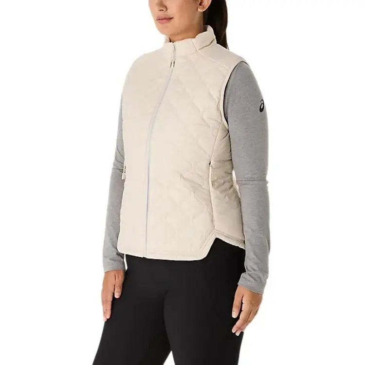 Asics PERFORMANCE INSULATED VEST 2.0 Tank Tops Women's Oat-2
