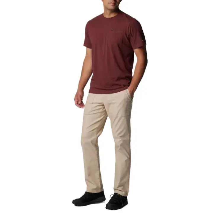 Columbia Thistletown Hills T-Shirt Men's Dark Red-3