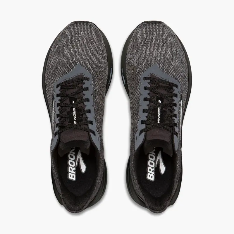 Brooks Hyperion 2 Low Top Running Shoes Men's Black Silver-3