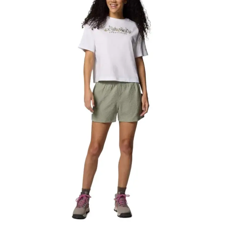 Columbia Sucker For Summer Casual Shorts Women's Green-3